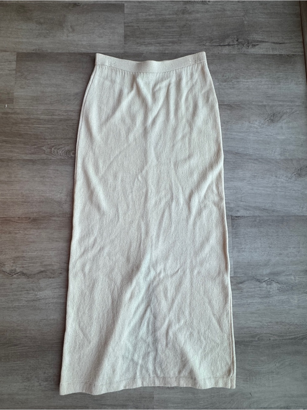 St. John Sportswear Cream/Light Yellow Knit Skirt Womens Size 8